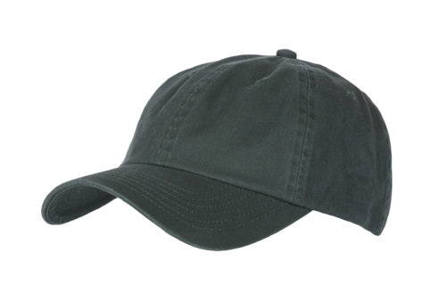 C6711 – Unstructured Washed 100% Cotton Chino 6 Panel cap with buckle adjuster.