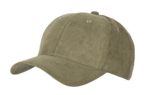 C6724 – 100% Polyester Faux Suede 6 Panel Cap with Buckle Adjuster