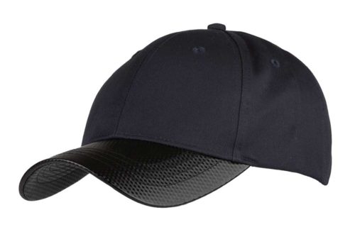 C6730 – Chino Cotton 6 Panel cap with Carbon Effect peak and buckle adjuster