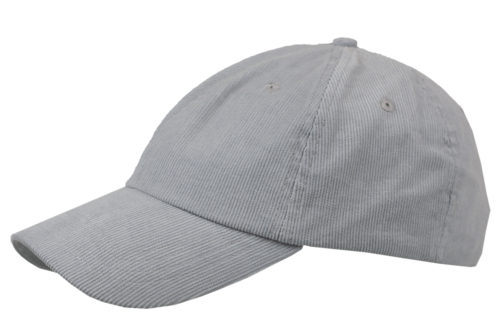 C6736 – Poly/Cotton Cord 6 Panel unstructured cap with metal slide adjuster