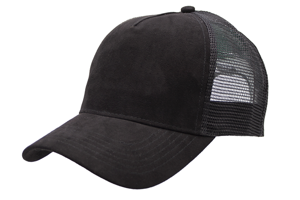 Suede trucker cap on sale
